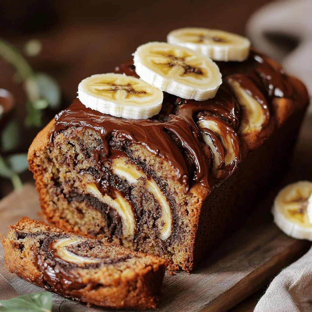 Nutella Swirl Banana Bread Irresistible and Easy Recipe