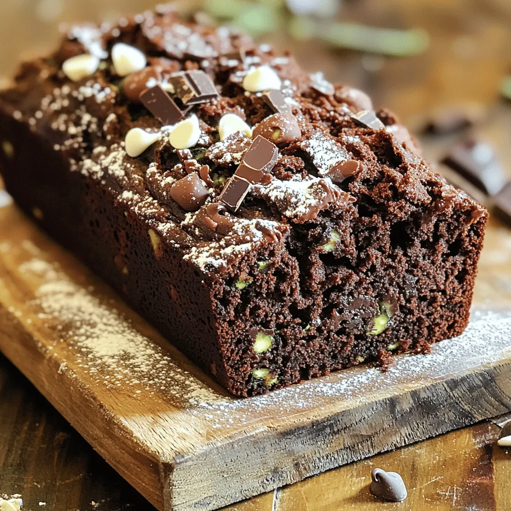 Triple Chocolate Zucchini Bread Delightful and Easy Recipe