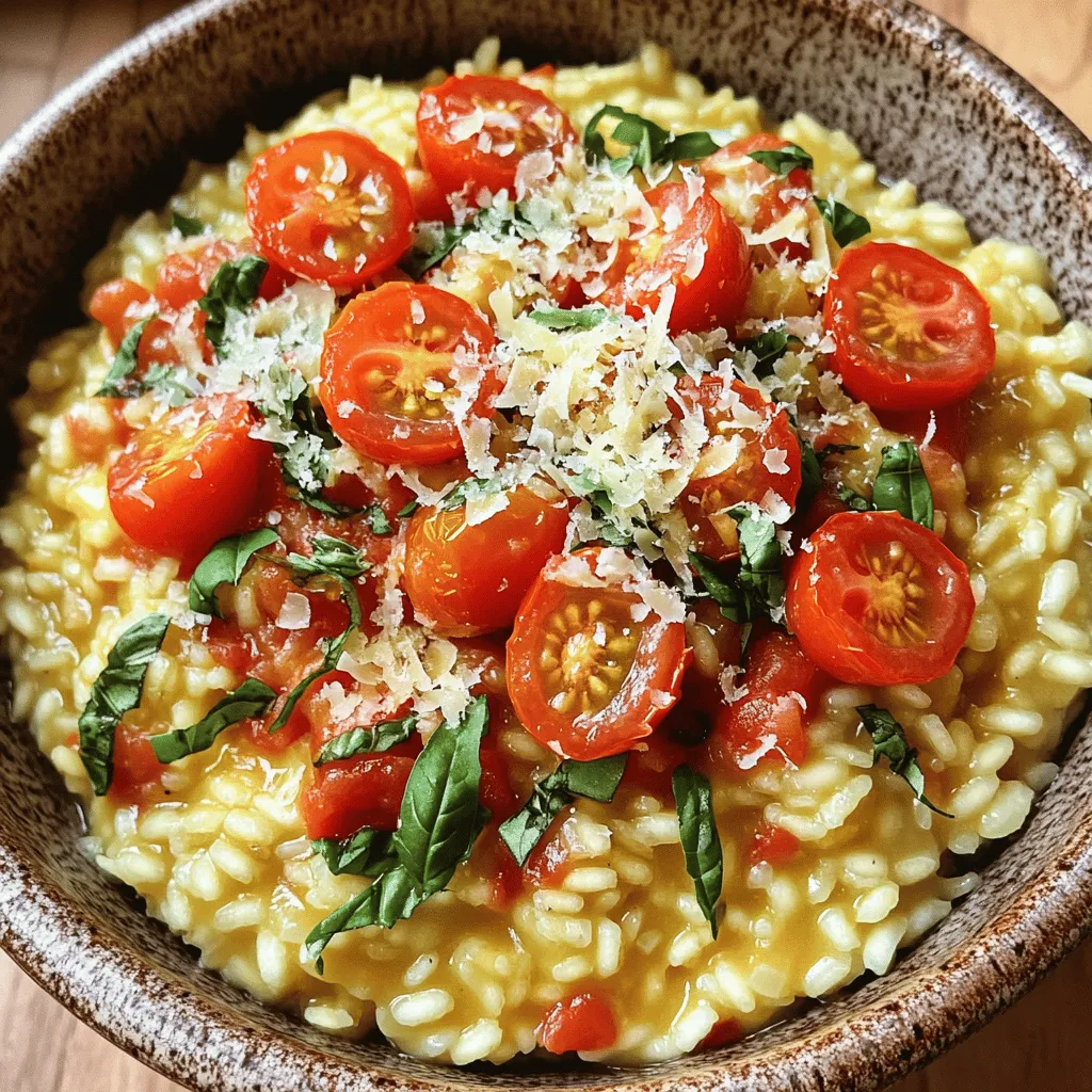 Creamy Tomato Basil Risotto Flavorful Dinner Delight