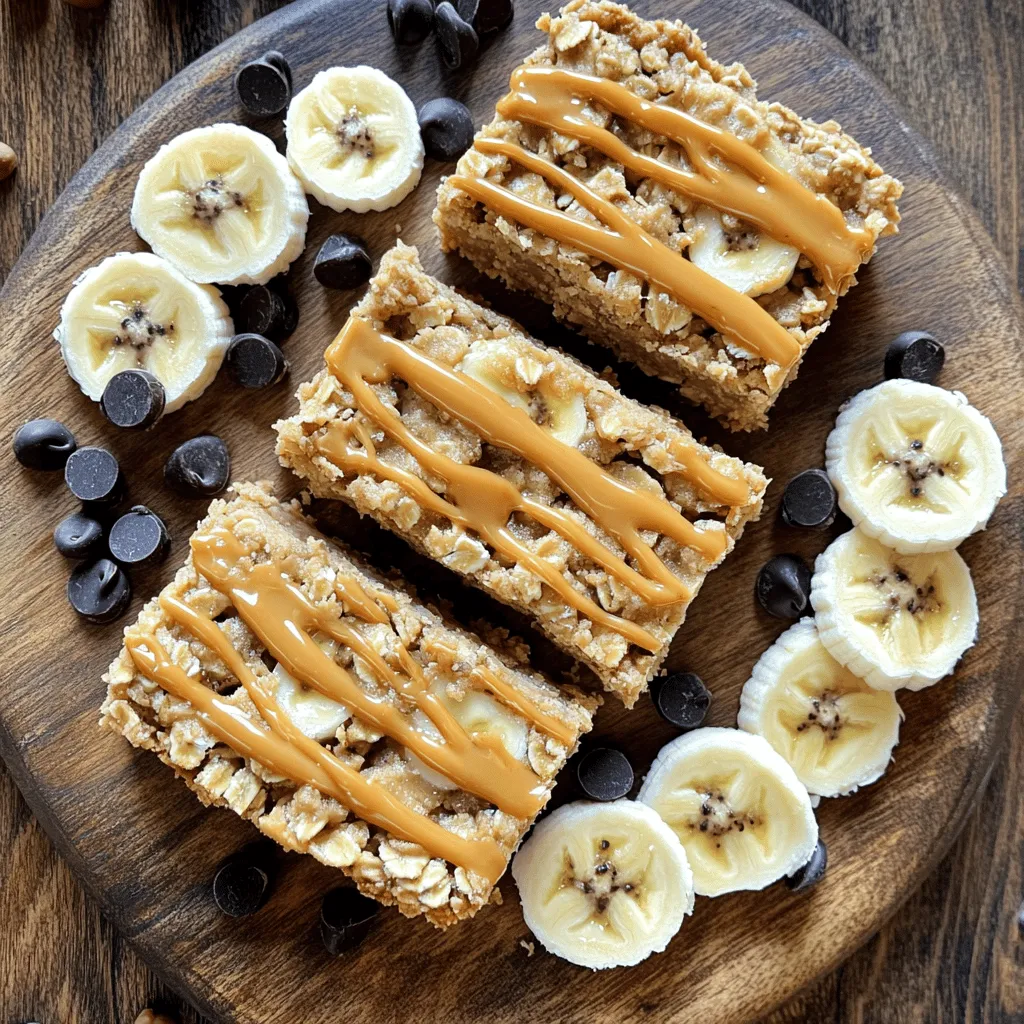 Peanut Butter Banana Oat Bars Simple and Healthy Snack