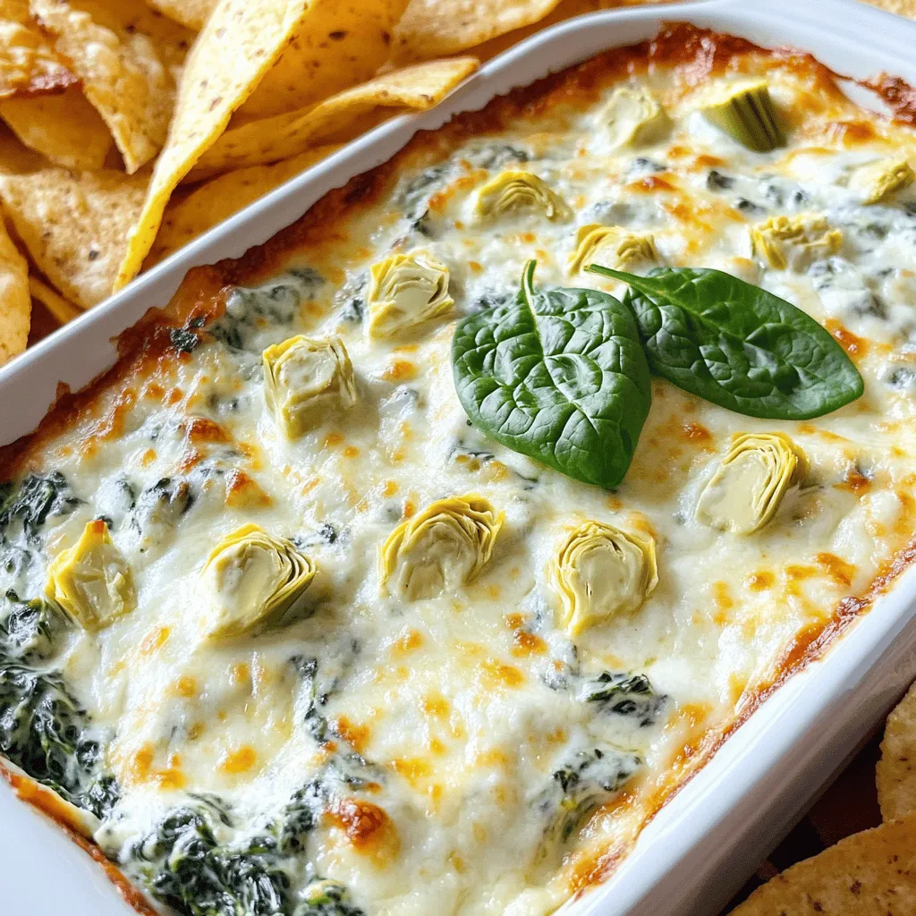 Creamy Spinach and Artichoke Dip Simple and Tasty Snack