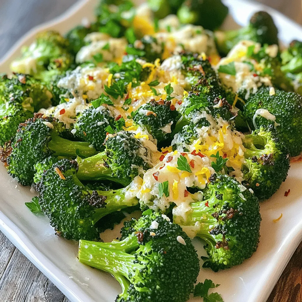 Garlic Parmesan Roasted Broccoli Simple and Tasty Dish