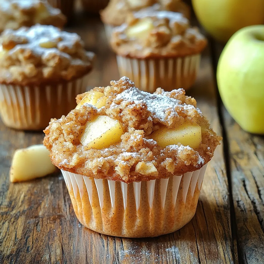 Apple Cinnamon Crumble Muffins Tasty and Simple Treat