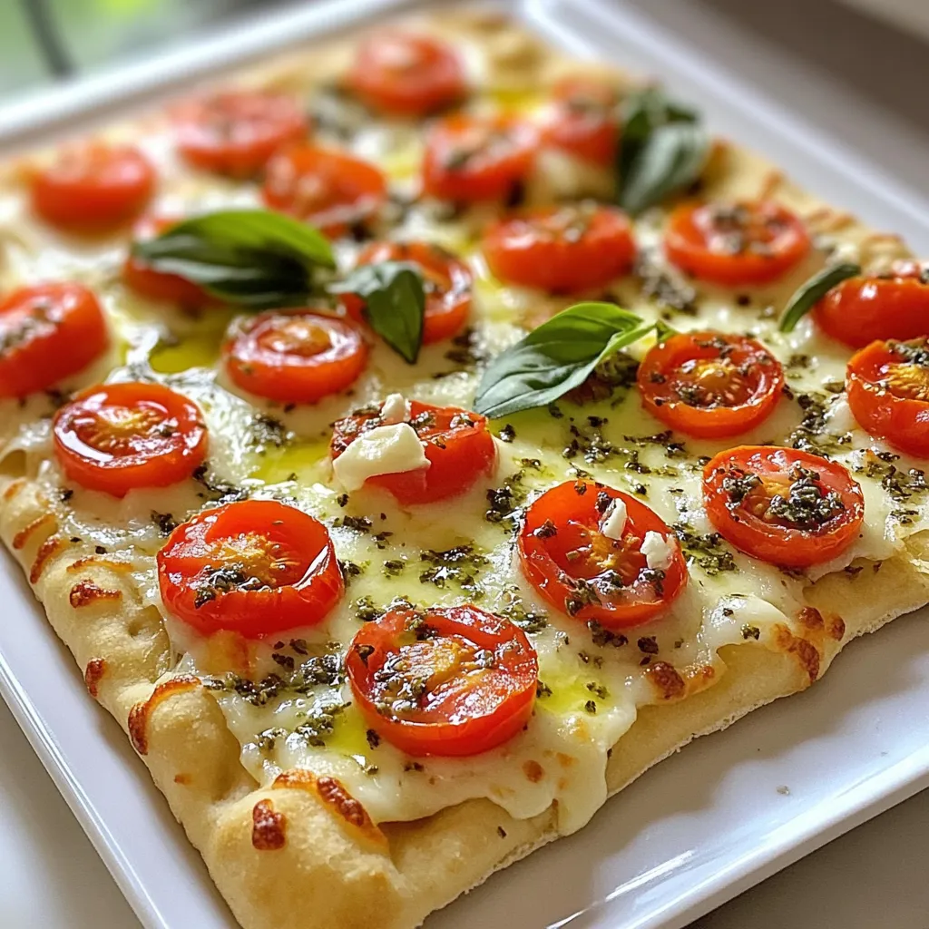 Garlic Herb Flatbread Pizza Easy and Flavorful Recipe