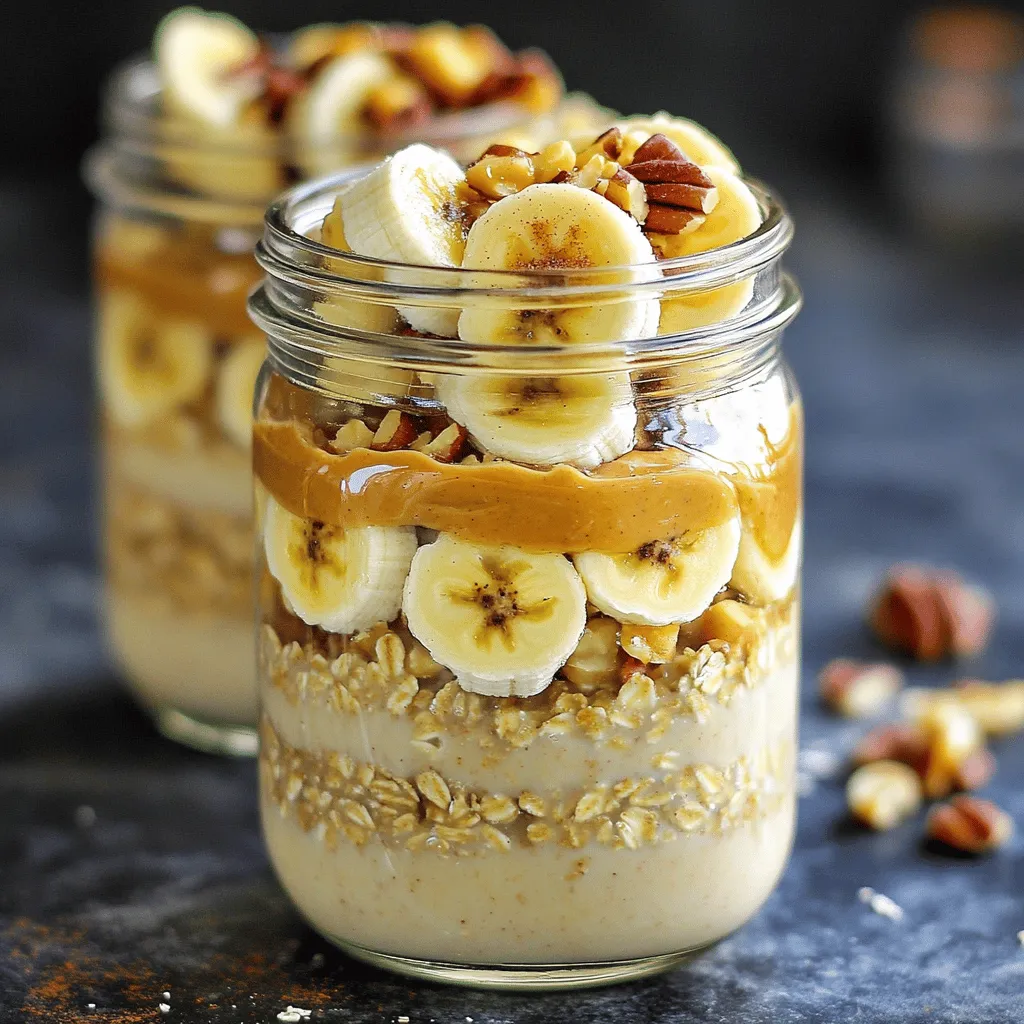 Peanut Butter Banana Overnight Oats Simple Recipe