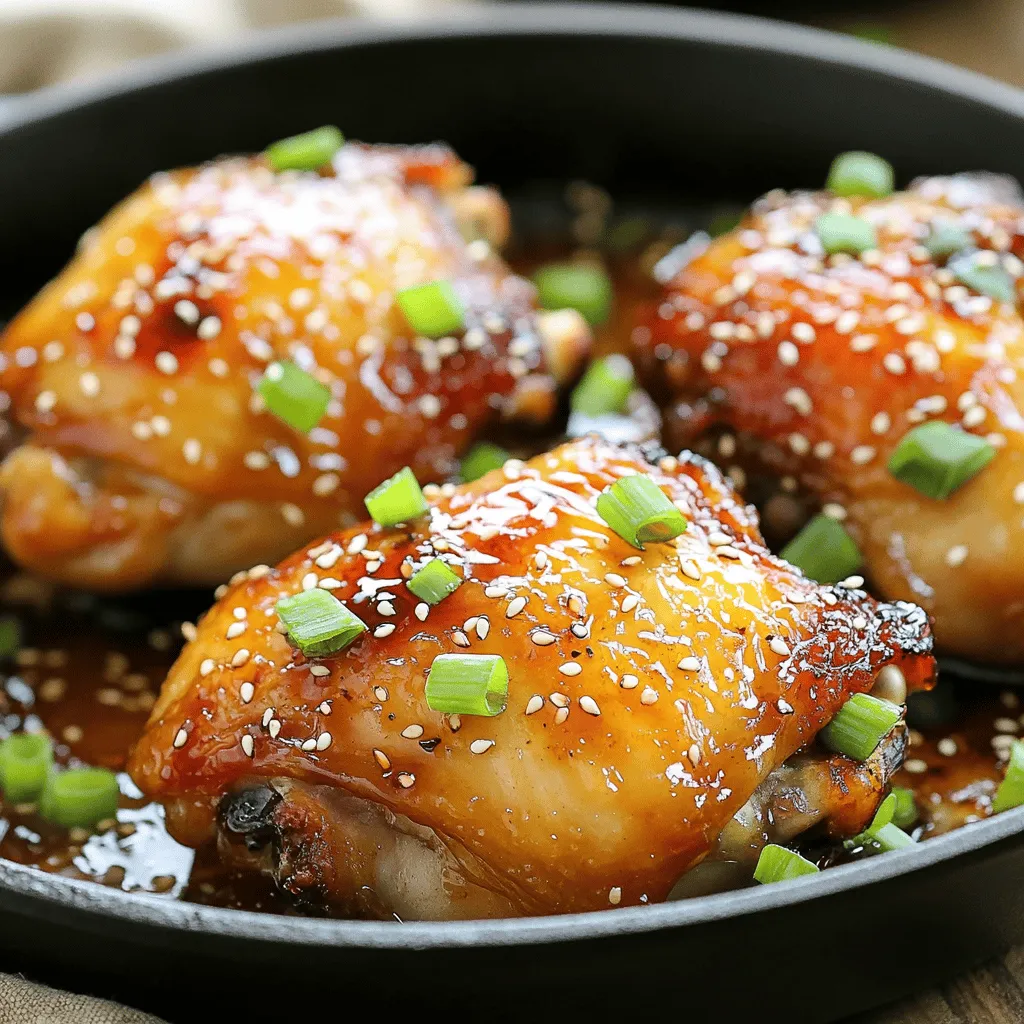 Honey Garlic Chicken Thighs Quick and Tasty Recipe