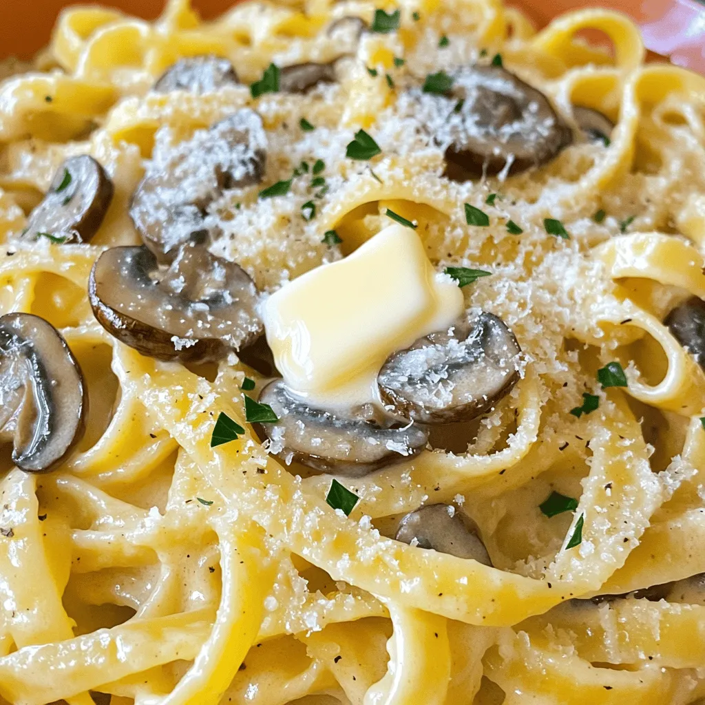 Garlic Butter Mushroom Pasta Simple and Savory Meal