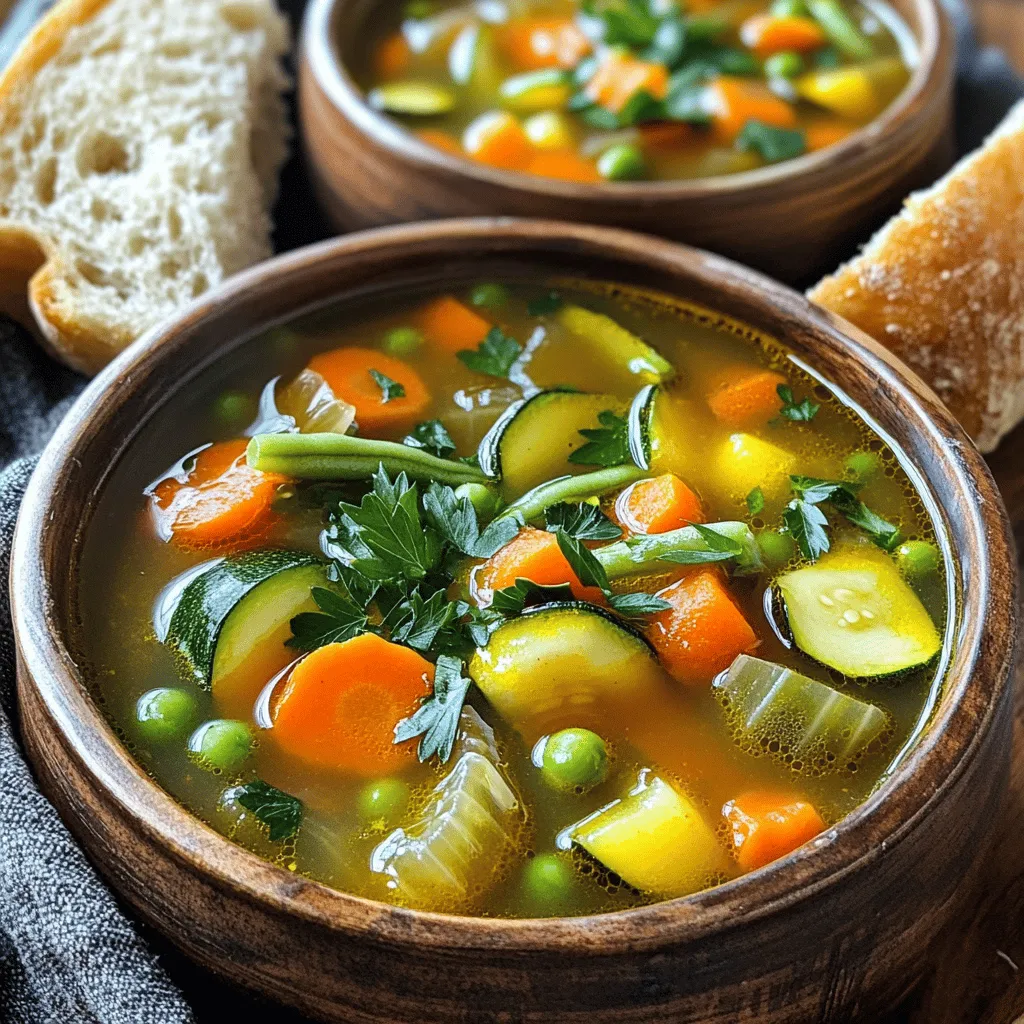 Classic Vegetable Soup Nourishing and Simple Recipe