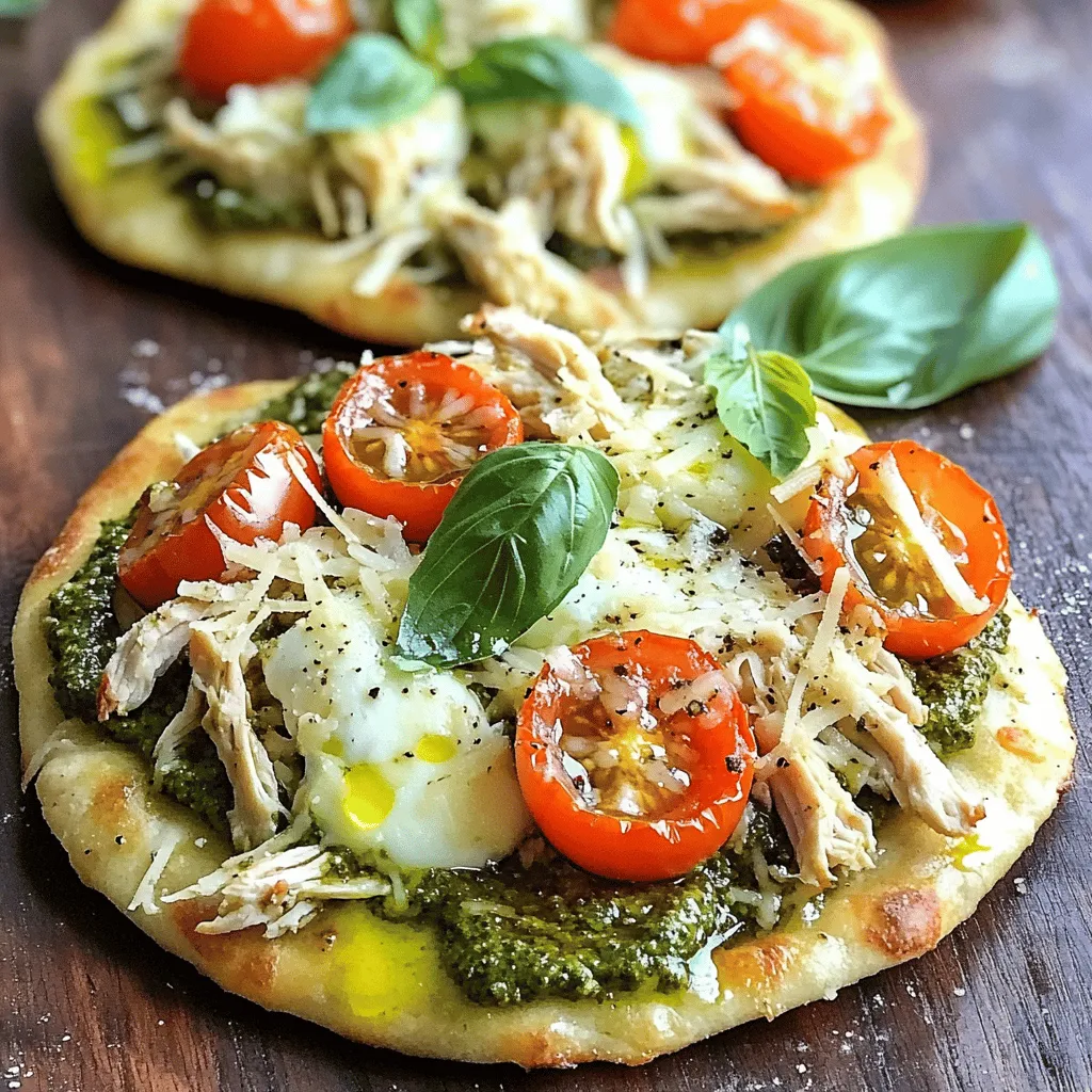 Easy Chicken Pesto Flatbread Quick and Flavorful Meal