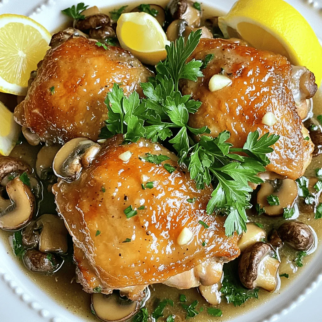 Garlic Butter Mushroom Chicken Simple and Flavorful Meal