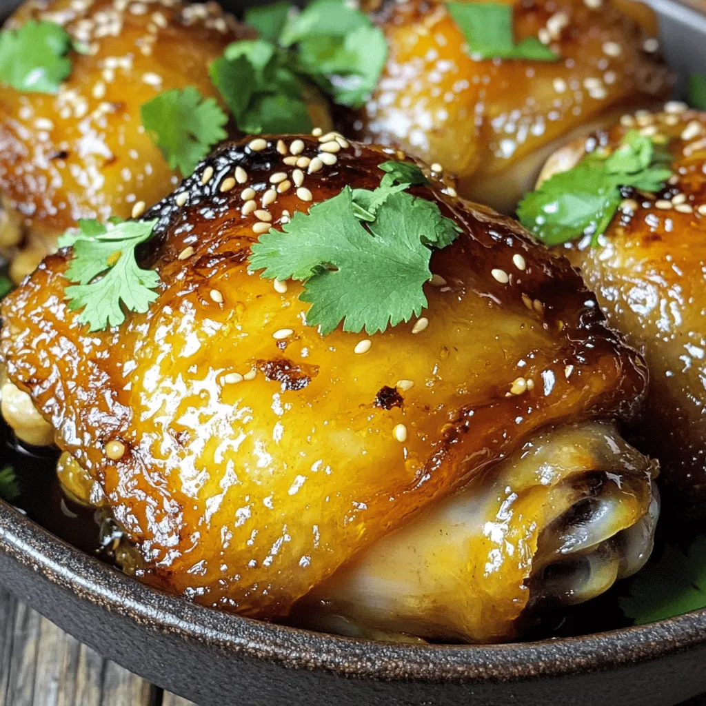 Honey Garlic Chicken Thighs Flavorful Dinner Delight