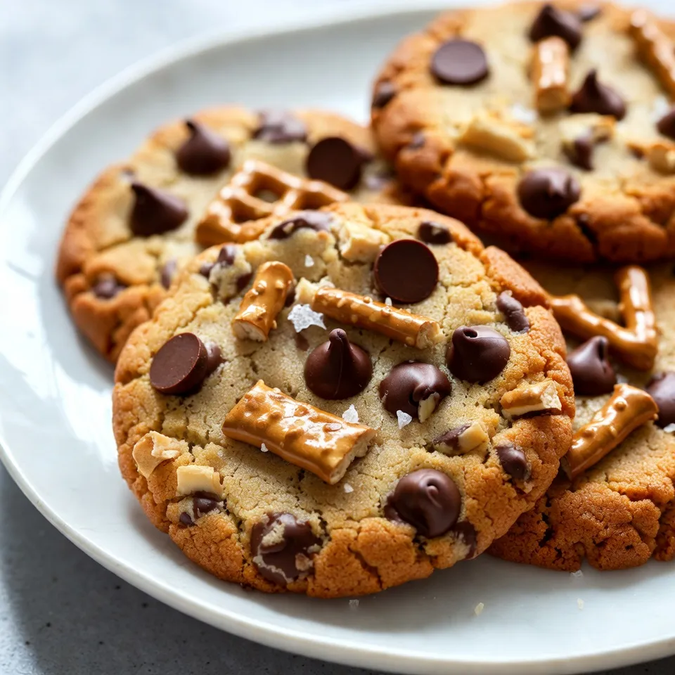 Chocolate Chip Pretzel Cookies Sweet and Simple Treat
