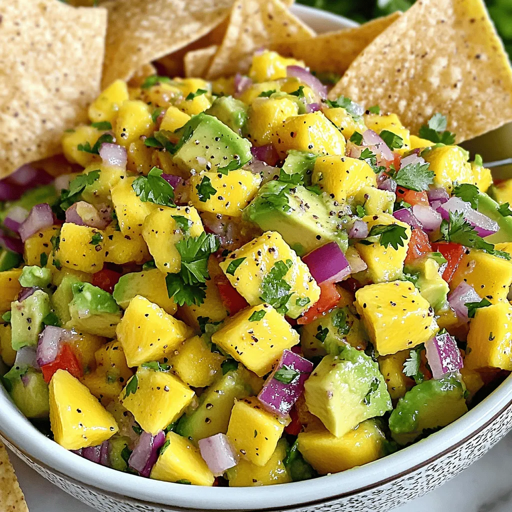 Mango Avocado Salsa Fresh and Tasty Summer Dip