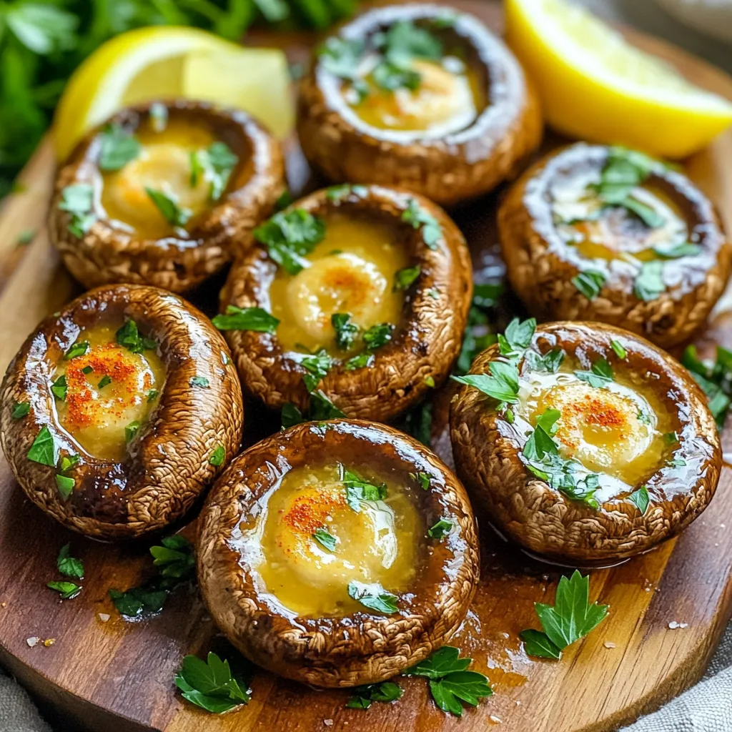Air Fryer Garlic Butter Mushrooms Tasty and Simple Recipe