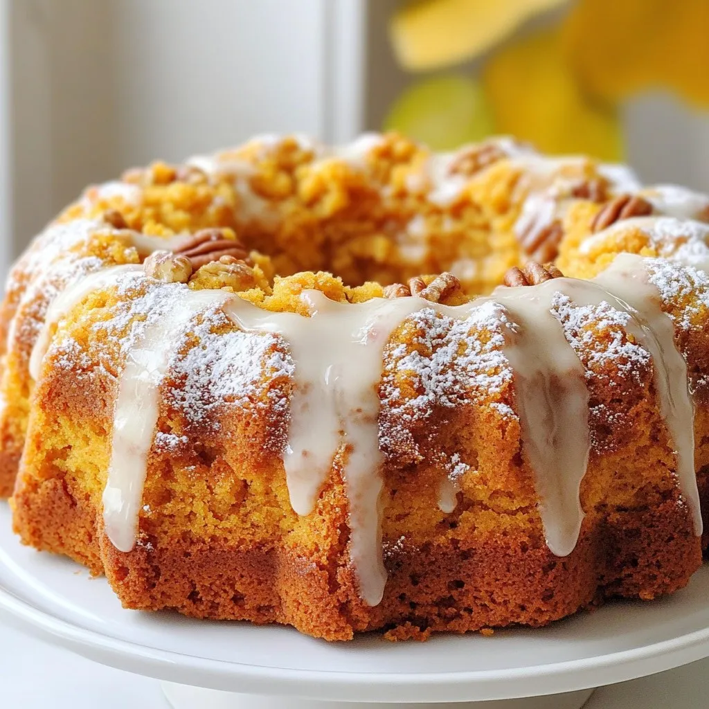 Savory Pumpkin Spice Coffee Cake to Savor Today