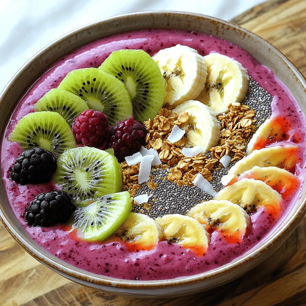 Berry Smoothie Bowl Energizing and Healthy Delight