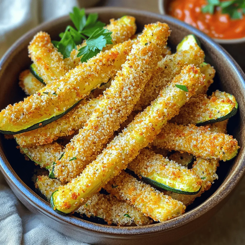 Crispy Air Fryer Zucchini Fries Simple and Tasty Snack