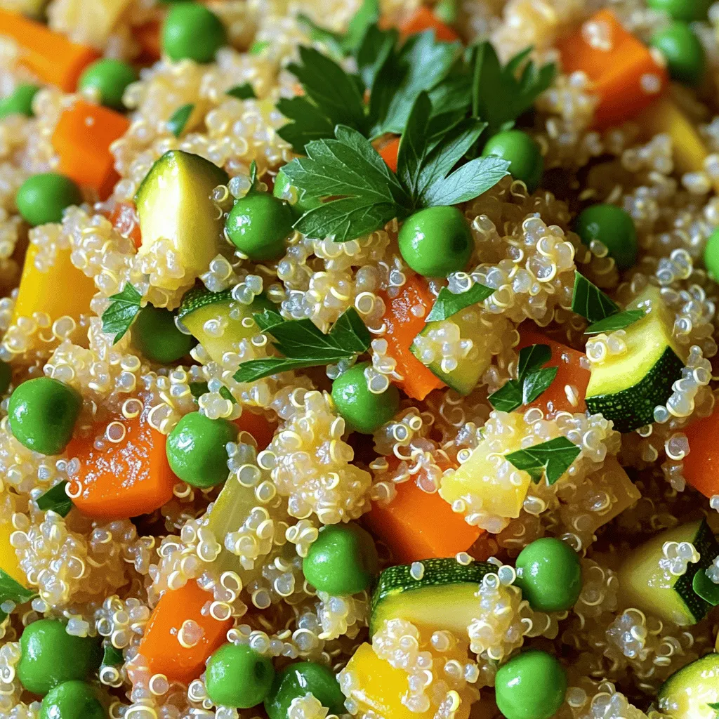 Quinoa Vegetable Pilaf Flavorful and Nutritious Dish