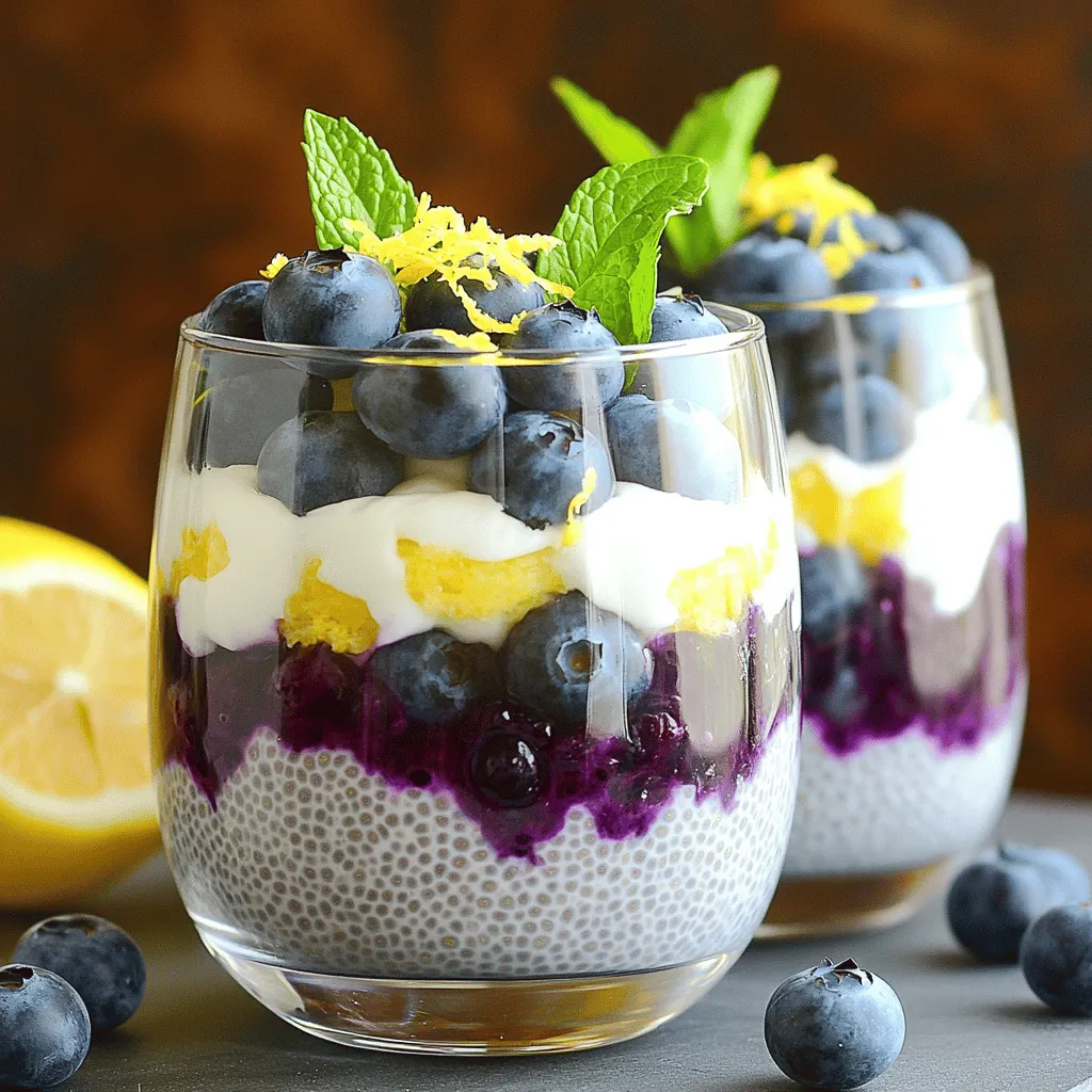 Lemon Blueberry Chia Pudding Quick and Tasty Recipe