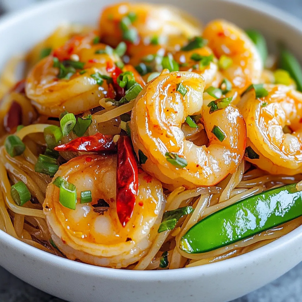 Chili Garlic Shrimp Noodles Easy and Flavorful Dish