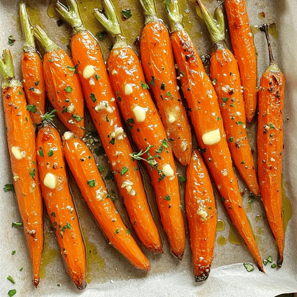 Garlic Butter Roasted Carrots Simple and Tasty Dish