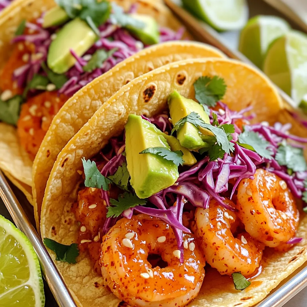 Sweet Chili Shrimp Tacos Flavorful and Quick Recipe