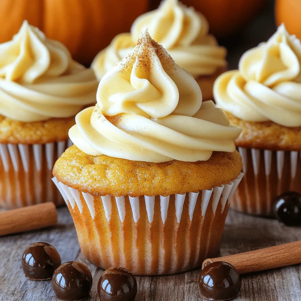 Pumpkin Spice Latte Cupcakes Delightful Fall Treat