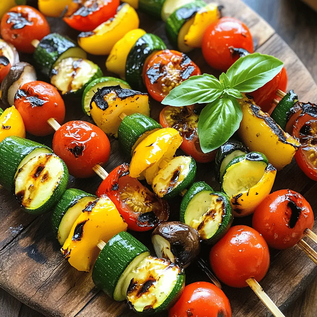 Grilled Vegetable Skewers Flavorful and Festive Recipe