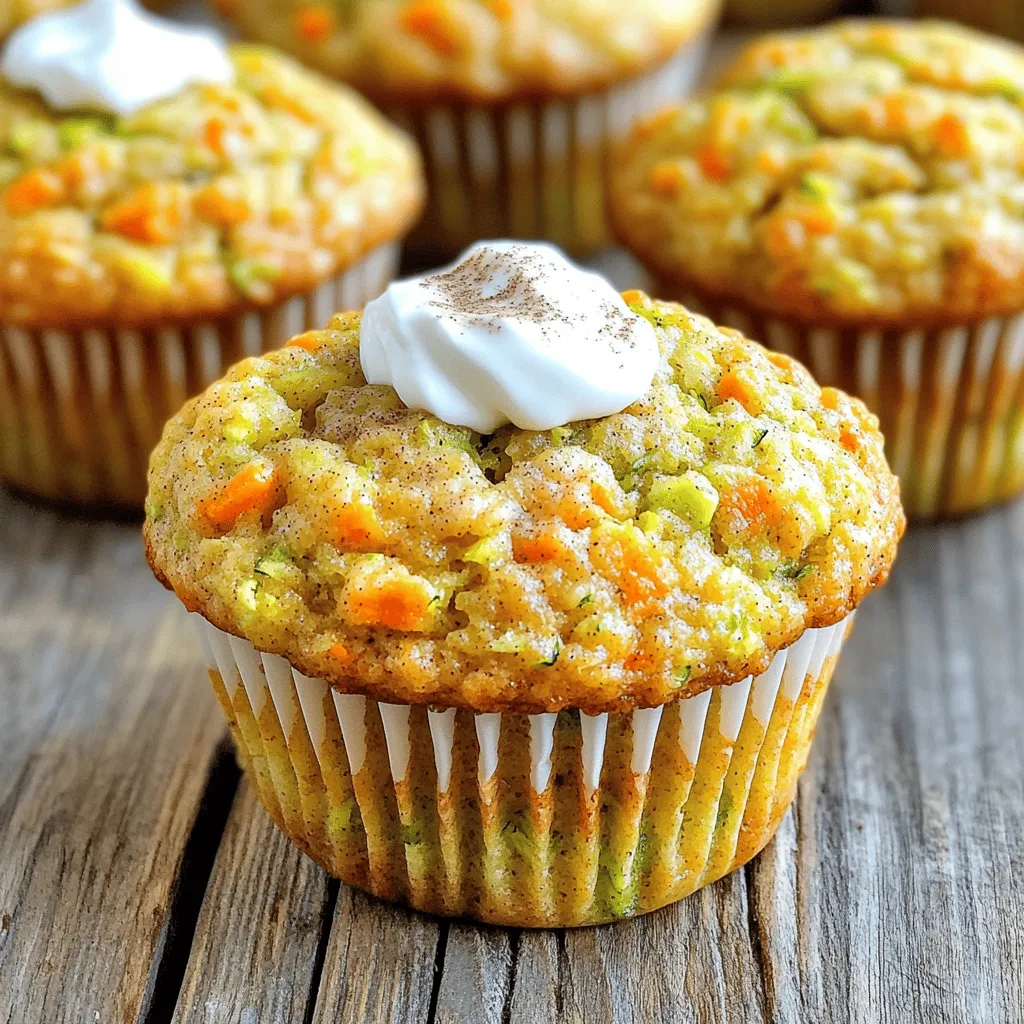 Healthy Carrot Zucchini Muffins Quick and Tasty Snack