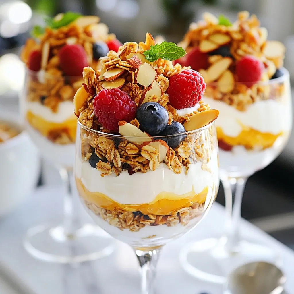 Berry Almond Yogurt Parfait Easy and Healthy Delight