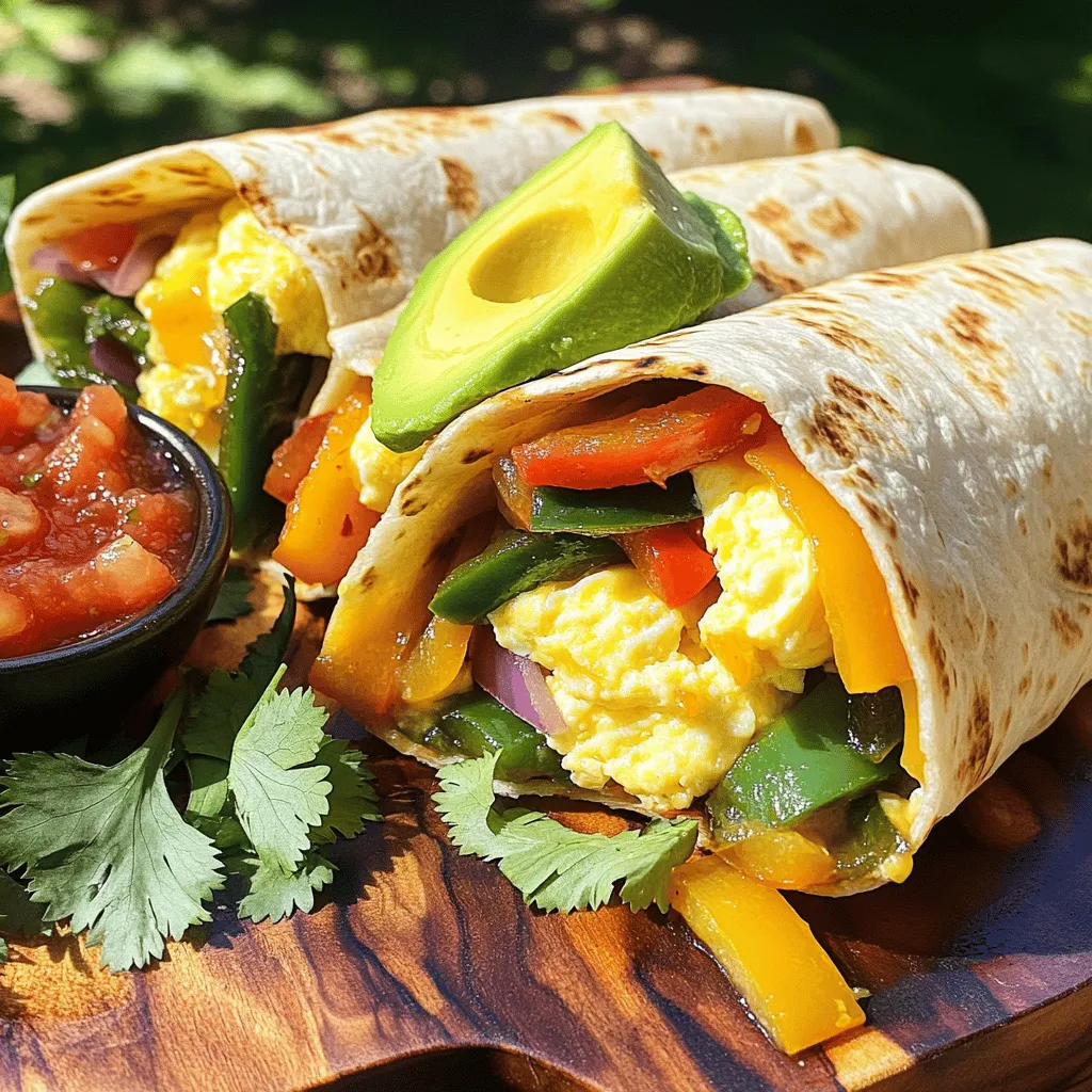 Veggie Packed Breakfast Burritos for Quick Mornings