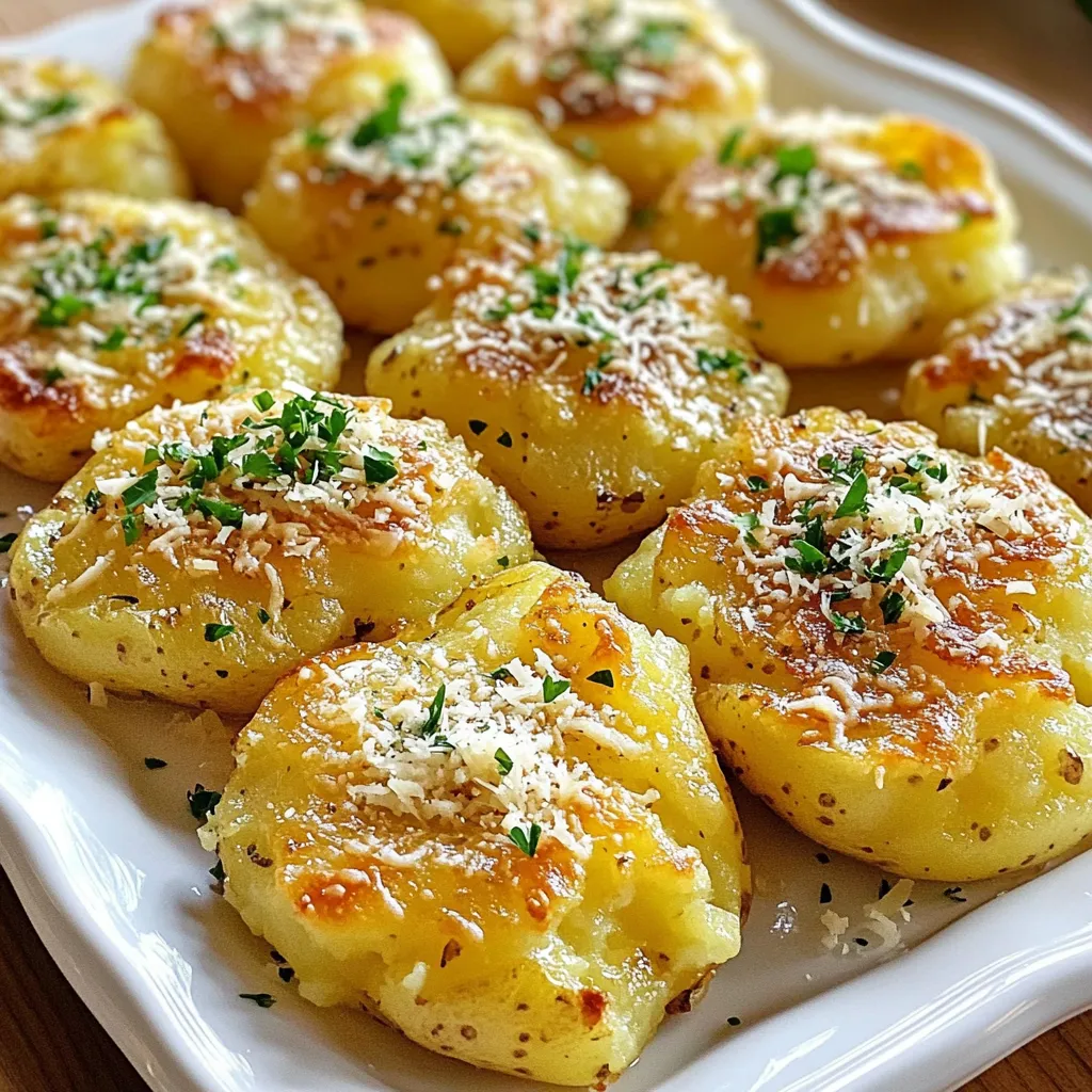 Garlic Parmesan Smashed Potatoes Comfort Food Delight