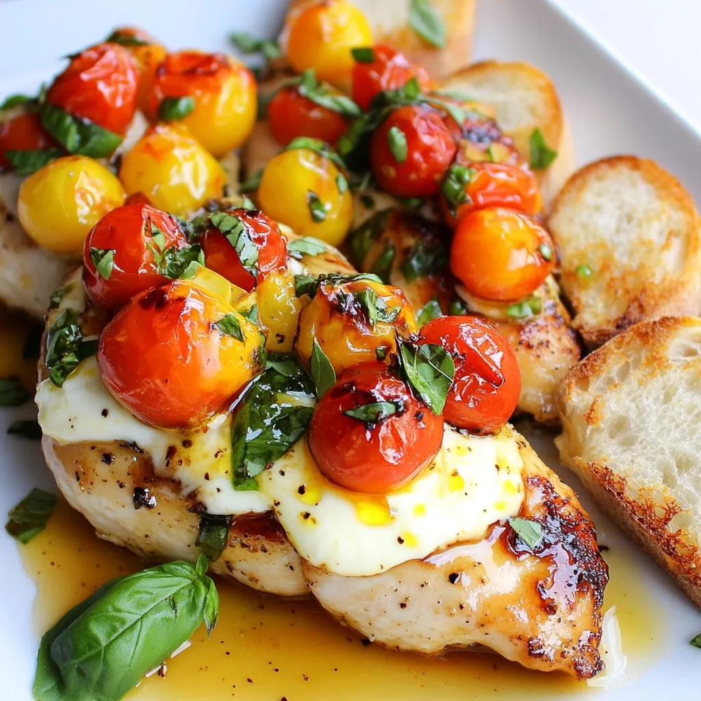 Tomato Basil Bruschetta Chicken Simple and Savory Dish