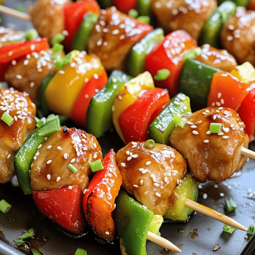 Easy Teriyaki Chicken Skewers Flavorful and Quick Meal