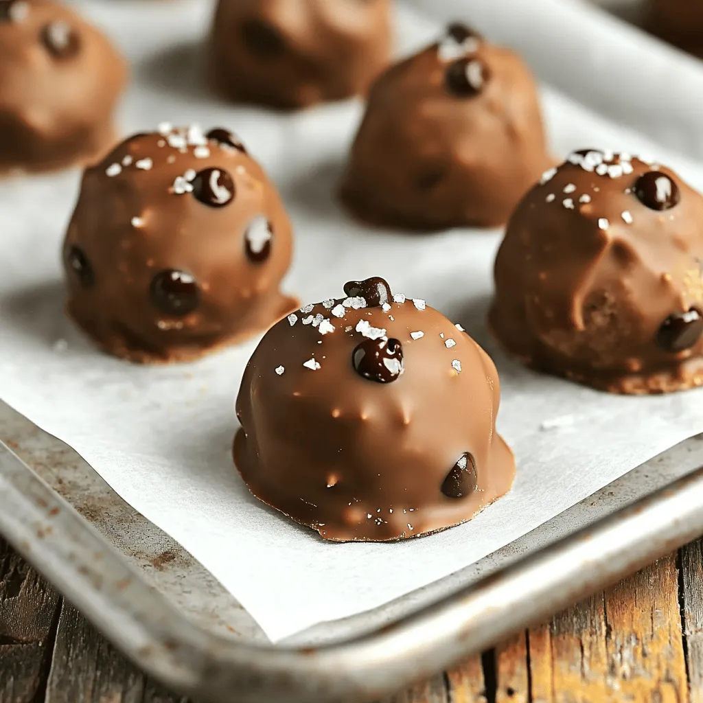 Chocolate Chip Cookie Dough Truffles Delightful Treat