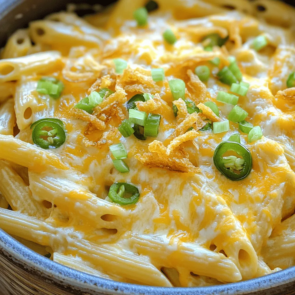 One Pot Cheesy Jalapeño Popper Pasta Delight