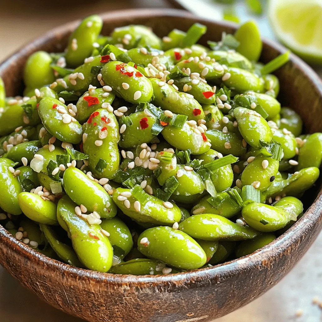Spicy Garlic Edamame Flavorful and Easy Snack