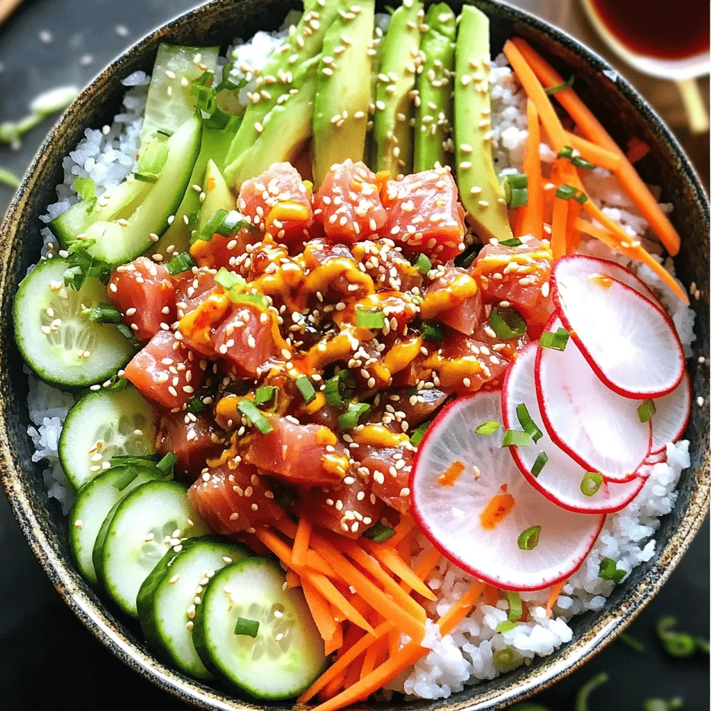 Spicy Tuna Sushi Bowls Quick and Flavorful Meal