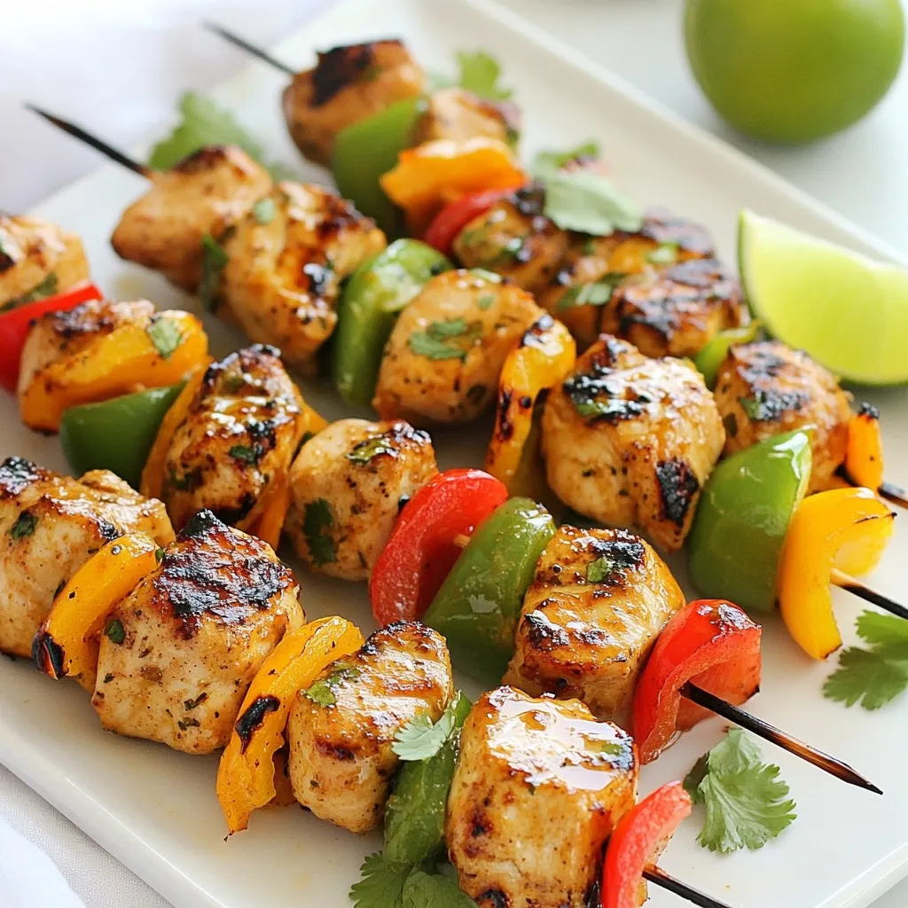Chipotle Lime Chicken Skewers Flavorful Grilled Delight