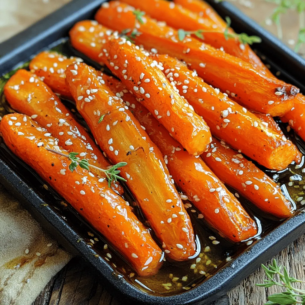 Honey Garlic Roasted Carrots Flavorful and Easy Side
