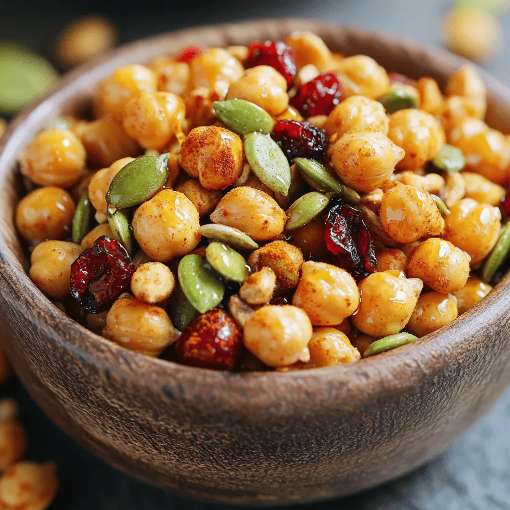 Crispy Chickpea Snack Mix Flavorful and Nutritious Boost