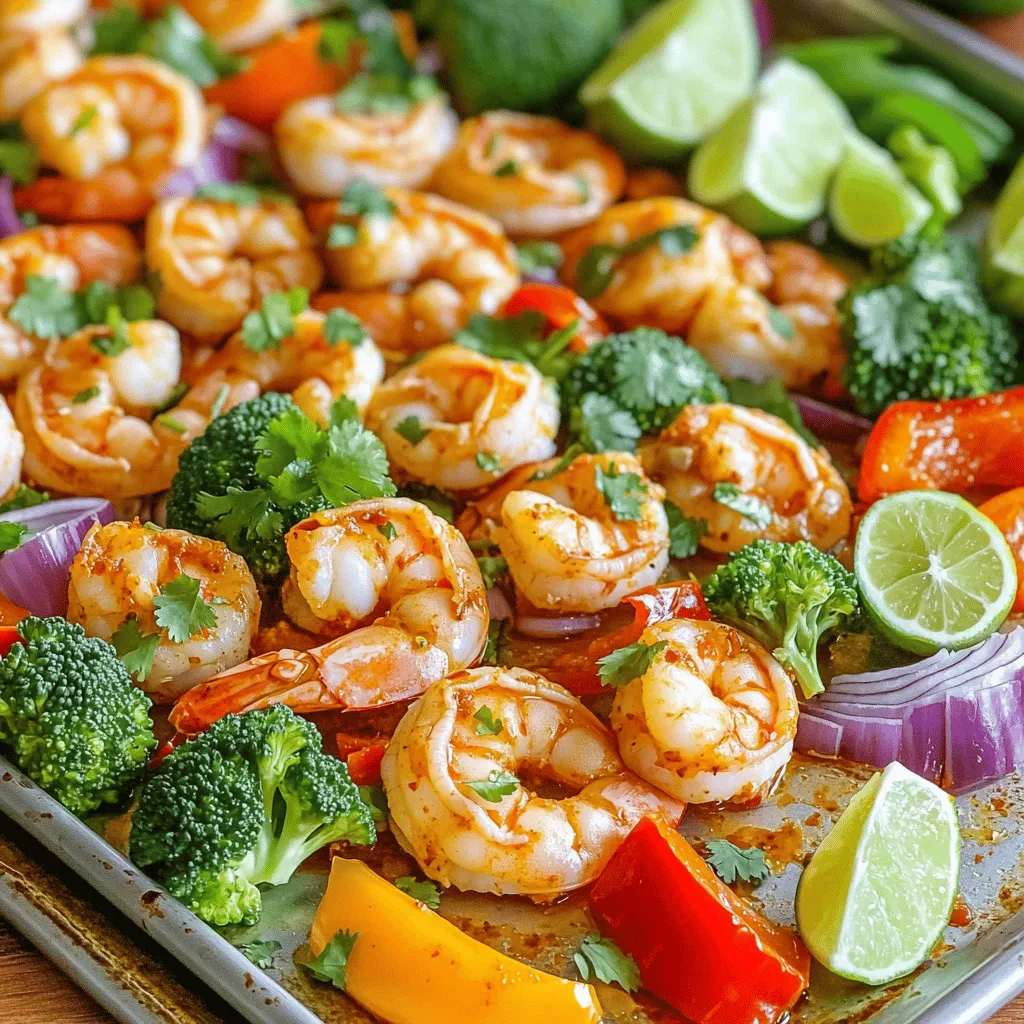 Sweet Chili Lime Shrimp Sheet Pan Delight