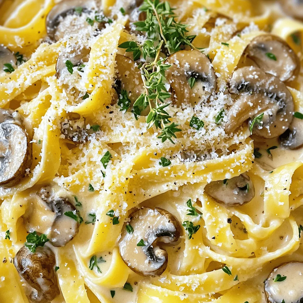 Creamy Garlic Mushroom Pasta Delightful Comfort Food