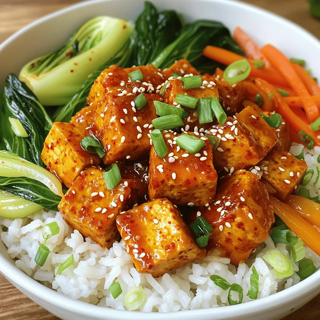 Spicy Korean Tofu Bowls Healthy and Flavorful Meal