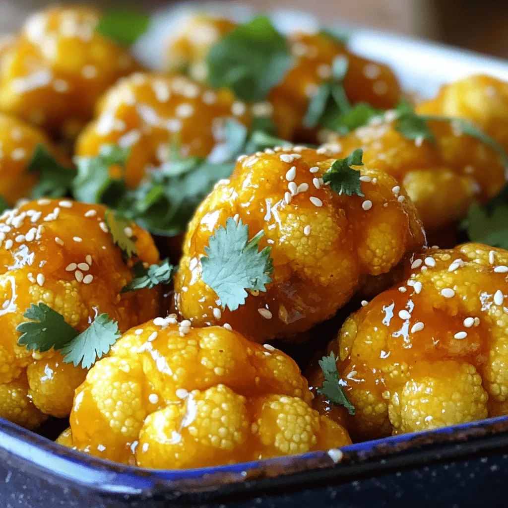 Irresistible Orange Glazed Cauliflower Wings Recipe
