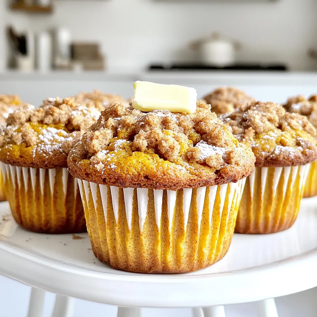 Cinnamon Streusel Pumpkin Muffins Delightful and Cozy
