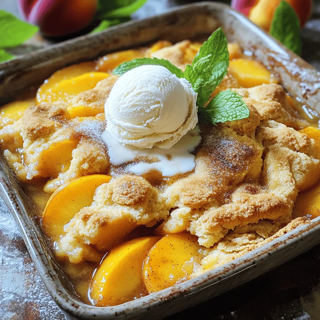 Peach Cobbler with Bisquick Easy and Delicious Dessert