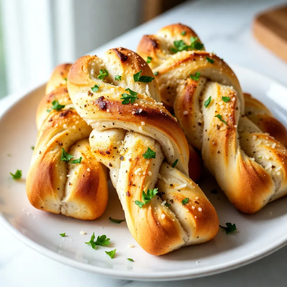 Garlic Parmesan Knotted Breadsticks Flavorful Delight