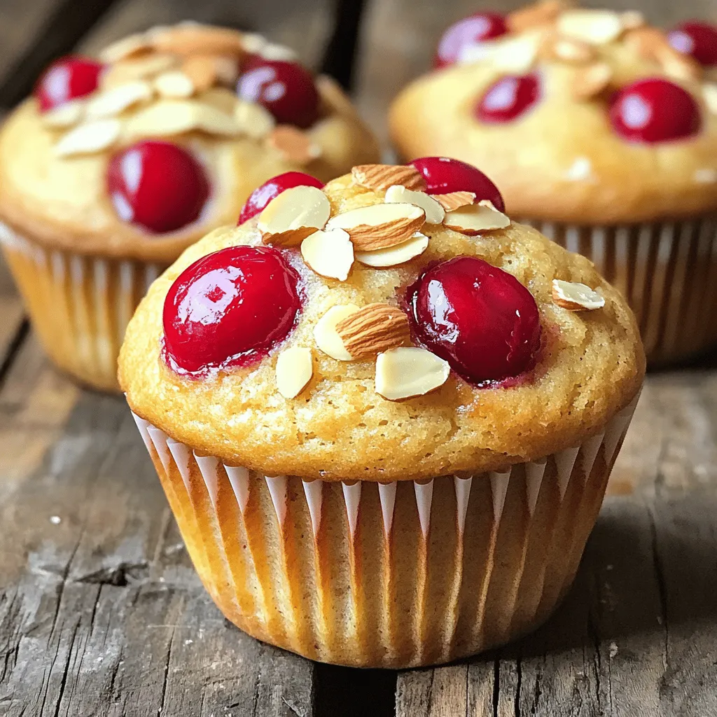 Cherry Almond Breakfast Muffins Cozy and Tasty Recipe