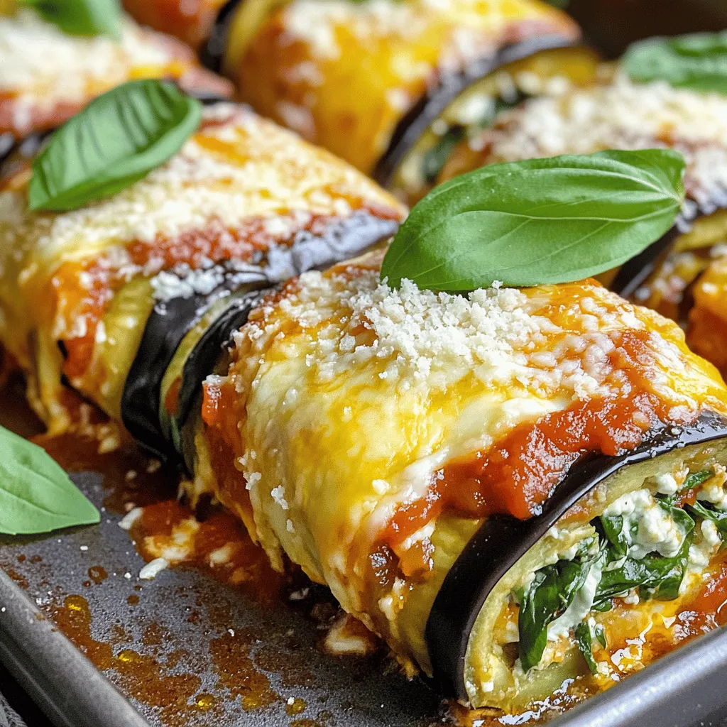 Eggplant Lasagna Roll Ups Flavorful and Easy Recipe